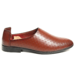 Zays Leather Premium Half Shoe For Men (Brown) - SF93 - Image 2