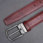 Zays Handcrafted Genuine Leather Belt for Men – Premium Quality, Adjustable, Stylish & Durable - Image 9