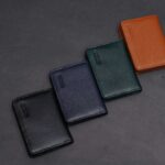 Zays Premium Eco-Friendly Leather Magnetic Card Holder Mini Wallet - Image 14