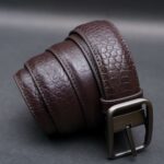 Zays Handcrafted Genuine Leather Belt for Men – Premium Quality, Adjustable, Stylish & Durable - Image 2
