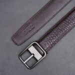 Zays Handcrafted Genuine Leather Belt for Men – Premium Quality, Adjustable, Stylish & Durable - Image 4