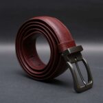 Zays Handcrafted Genuine Leather Belt for Men – Premium Quality, Adjustable, Stylish & Durable