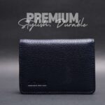 Zays Premium Eco-Friendly Leather Magnetic Card Holder Mini Wallet - Image 5