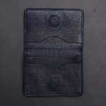 Zays Premium Eco-Friendly Leather Magnetic Card Holder Mini Wallet - Image 35