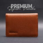 Zays Premium Eco-Friendly Leather Magnetic Card Holder Mini Wallet
