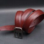 Zays Handcrafted Genuine Leather Belt for Men – Premium Quality, Adjustable, Stylish & Durable - Image 3