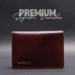 Zays Premium Eco-Friendly Leather Magnetic Card Holder Mini Wallet - Image 2