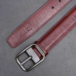 Zays Handcrafted Genuine Leather Belt for Men – Premium Quality, Adjustable, Stylish & Durable - Image 9