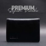 Zays Premium Eco-Friendly Leather Magnetic Card Holder Mini Wallet - Image 3