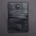 Zays Premium Eco-Friendly Leather Magnetic Card Holder Mini Wallet - Image 24