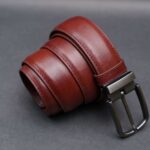 Zays Handcrafted Genuine Leather Belt for Men – Premium Quality, Adjustable, Stylish & Durable - Image 2