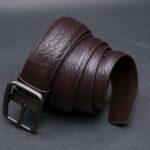 Zays Handcrafted Genuine Leather Belt for Men – Premium Quality, Adjustable, Stylish & Durable - Image 4