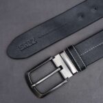 Zays Handcrafted Genuine Leather Belt for Men – Premium Quality, Adjustable, Stylish & Durable - Image 3