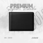 Zays Handcrafted Premium Leather Bifold Short Wallet