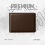 Zays Handcrafted Premium Leather Bifold Short Wallet - Image 2