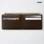 Zays Handcrafted Premium Leather Bifold Short Wallet - Image 8
