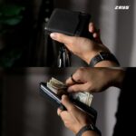 Zays Handcrafted Premium Leather Bifold Short Wallet - Image 17